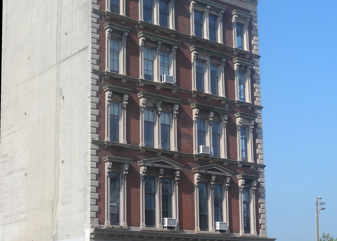 Historic brick facade